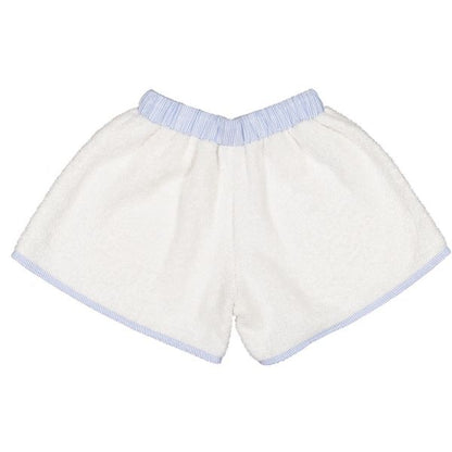 Terry Basics Blue Stripes Girl Shorts