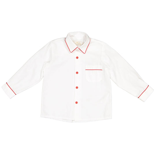 Red Trim Boy Shirt