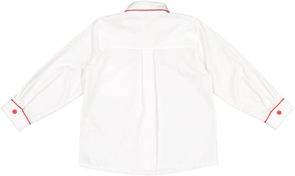 Red Trim Boy Shirt