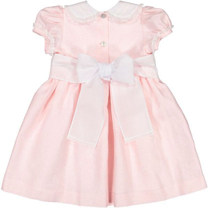 Linen Pink  Classic Dress