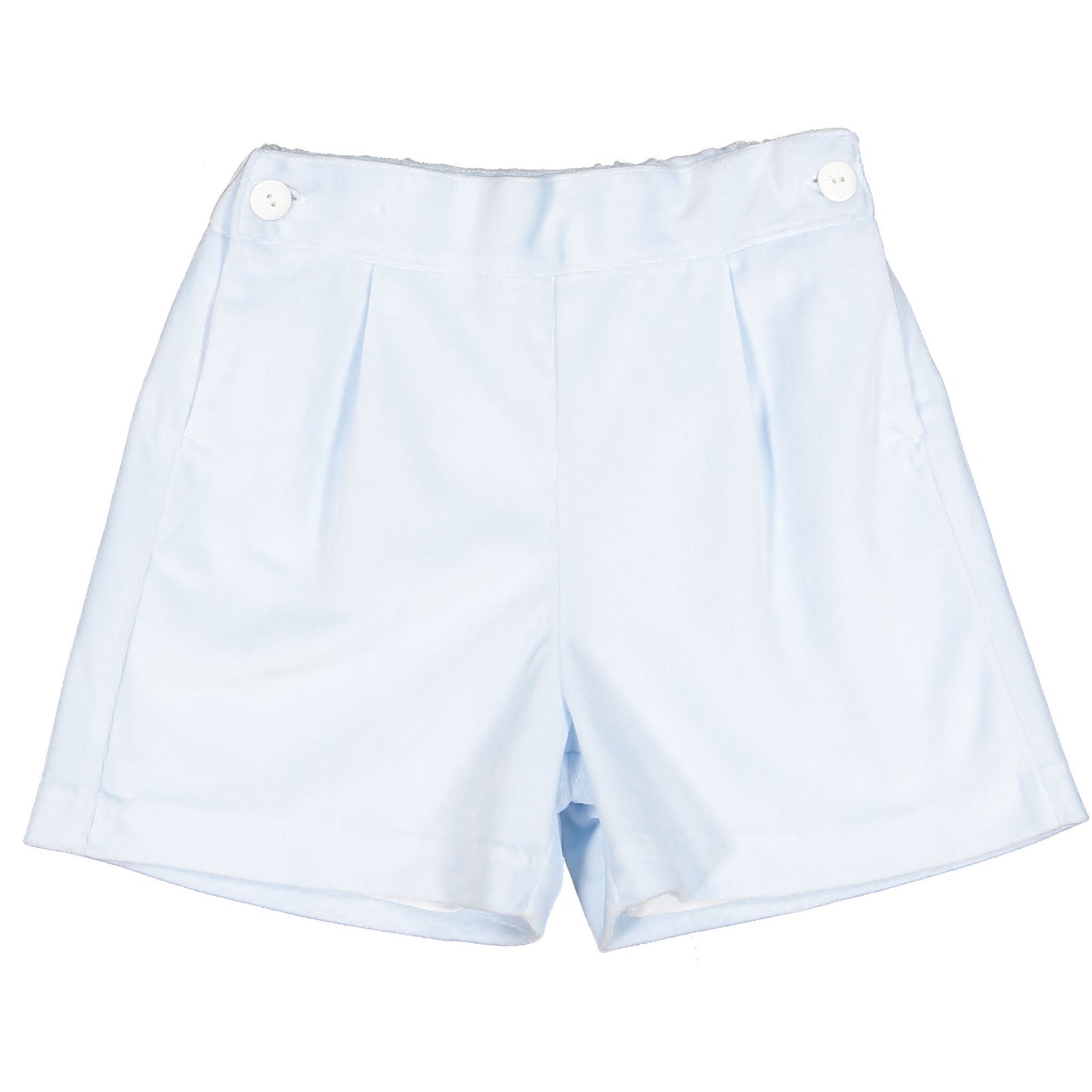 Pastel Blue Velvet Boy Shorts