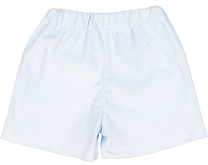 Pastel Blue Velvet Boy Shorts