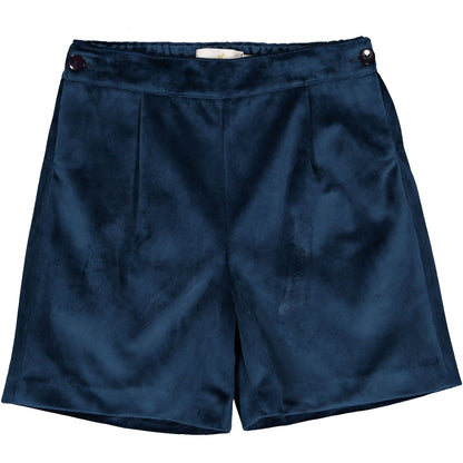 Navy Velvet Boy Shorts