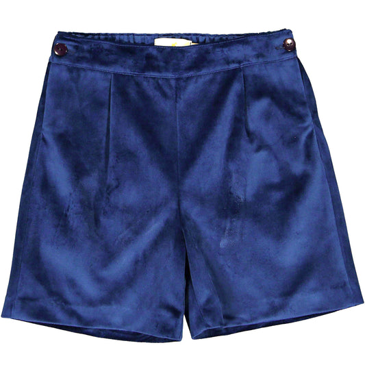 Blue Velvet Shorts