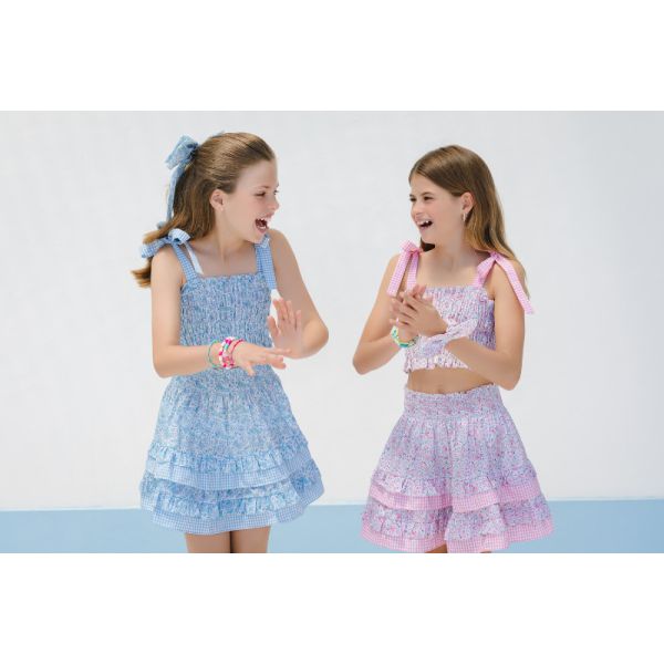 Maryland Blue Ditsy Floral Skirt