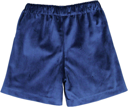 Blue Velvet Shorts