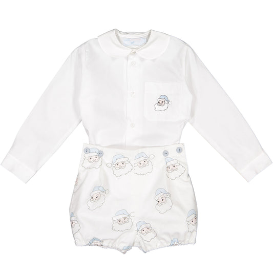 Blue Santa Baby Boy Set