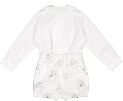 Blue Santa Baby Boy Set