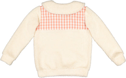 Rosy Gingham Fleece