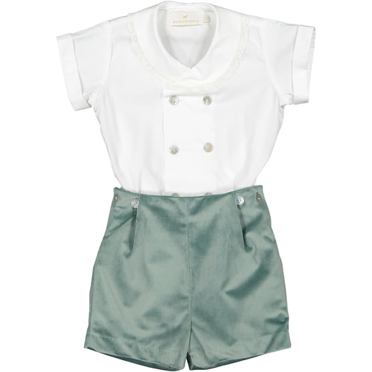 Forest Velvet Baby Set