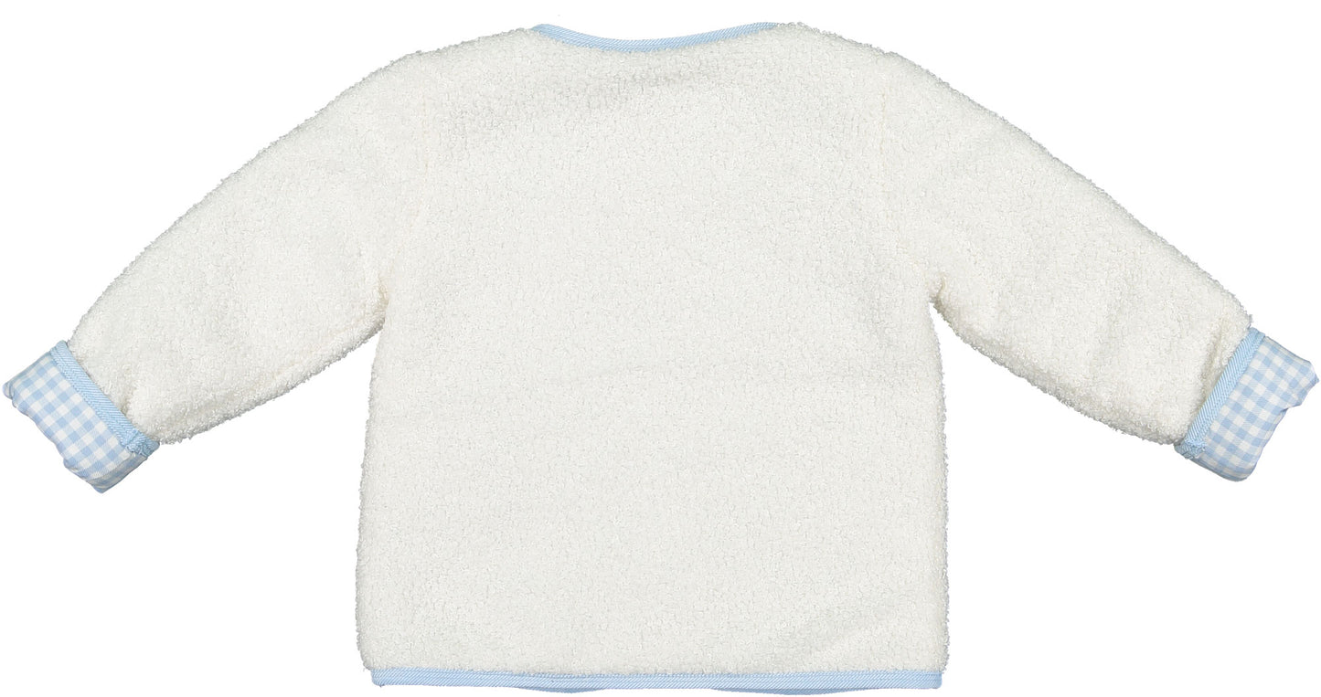 Blue Gingham Fleece