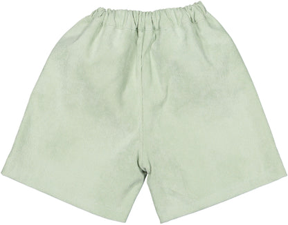 Green Corduroy Boy Shorts