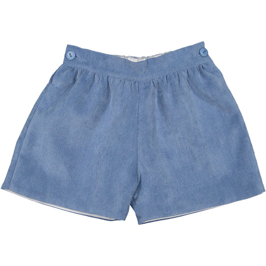 Blue Corduroy Baby Boy Shorts