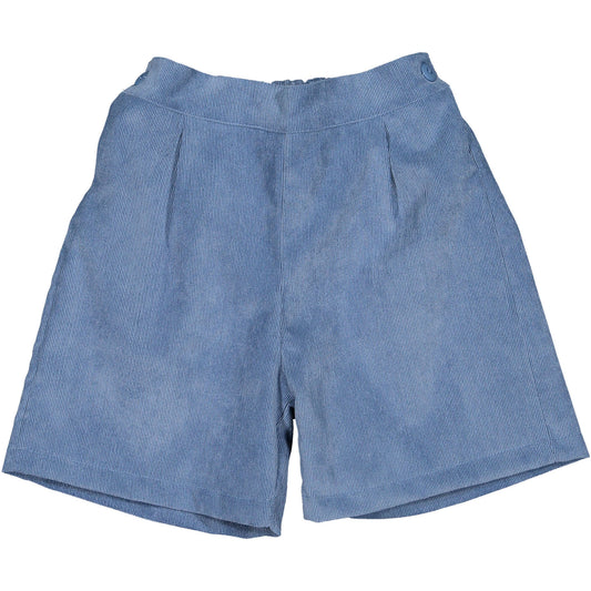 Blue Corduroy Boy Shorts
