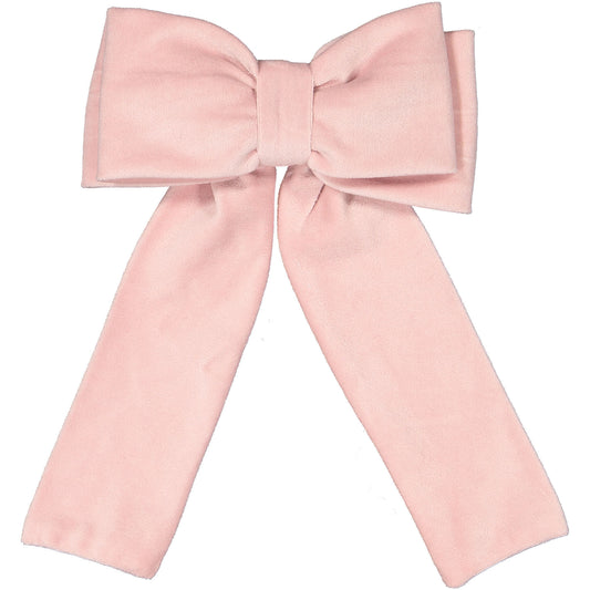 Pink Velvet Big Hair Clip