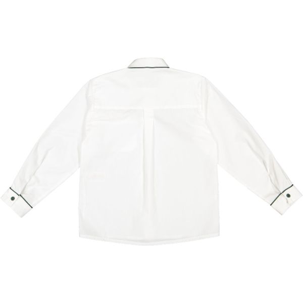 Green Trim Boy Shirt