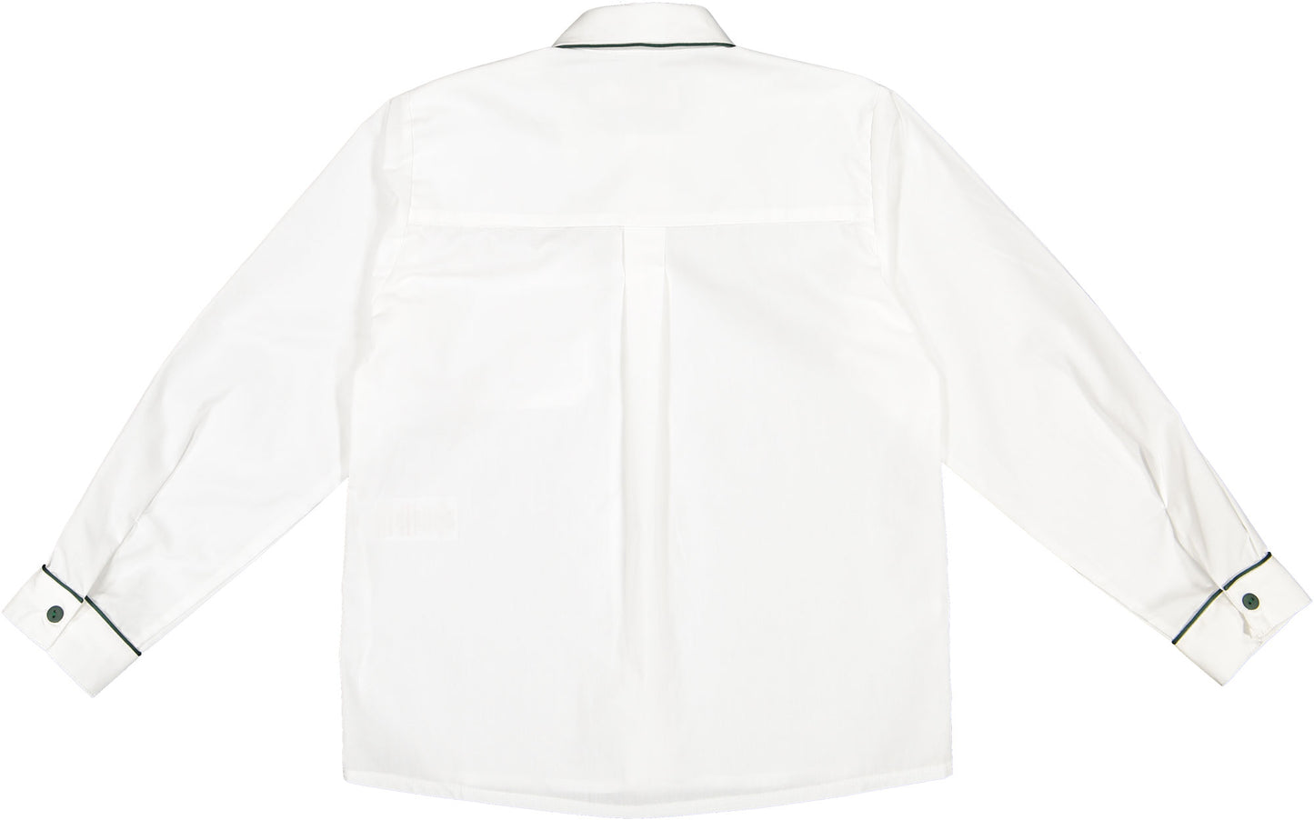 Green Trim Boy Shirt