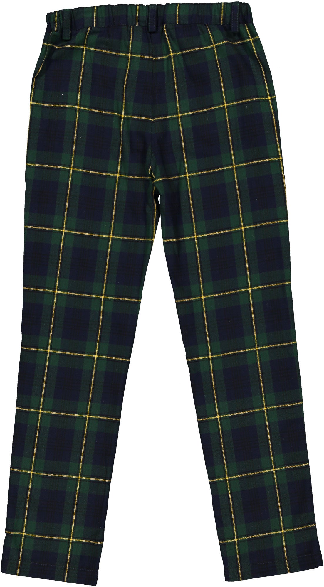 Navy Tartan Trousers