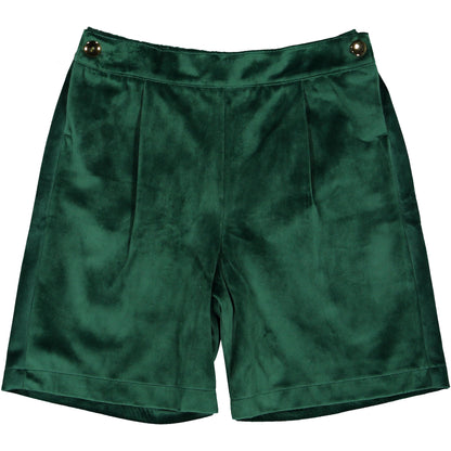 Emerald Green Velvet Boy Shorts