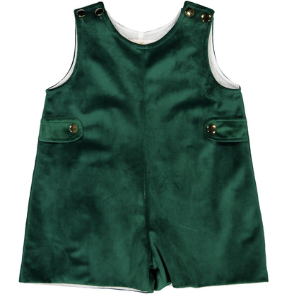 Emerald Green Velvet Jon-Jon