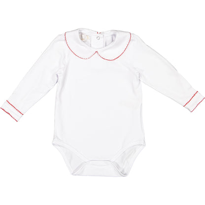 Red Trim Boy Onesie