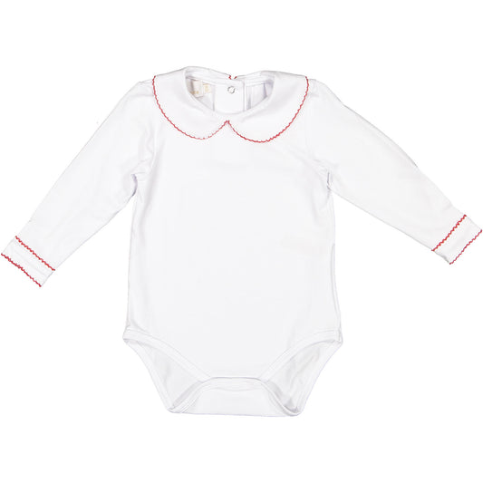 Red Trim Boy Onesie