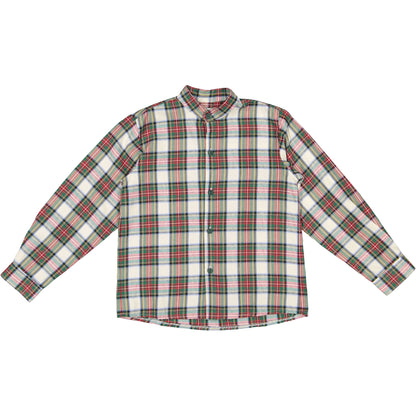 Emerald Green Tartan Boy Shirt