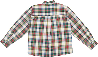 Emerald Green Tartan Boy Shirt