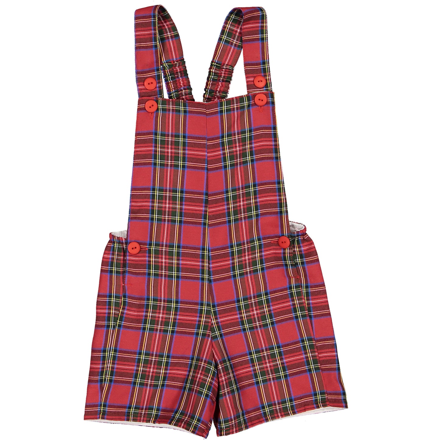 Christmas Magic Tartan Baby Overall