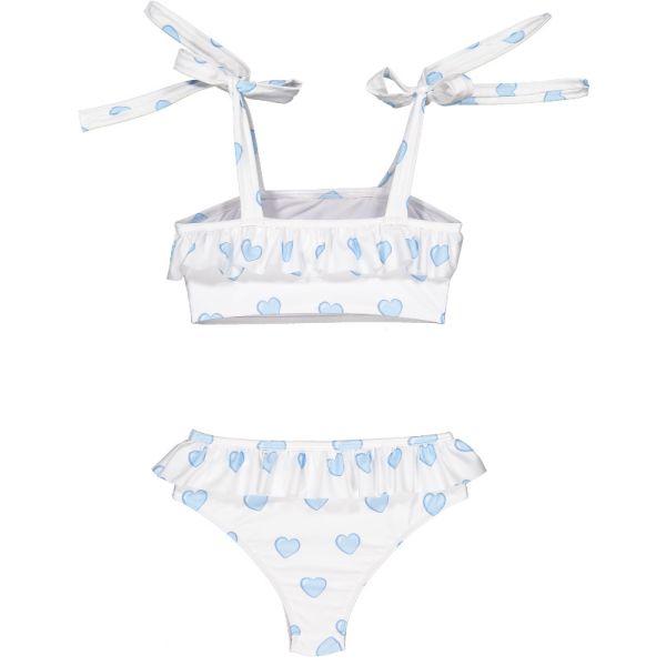 Hearts Blue Bikini