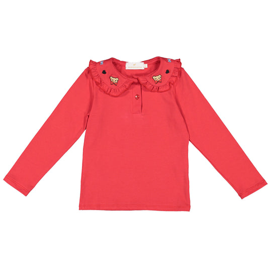 Christmas Magic Teddie Bears Girl Polo