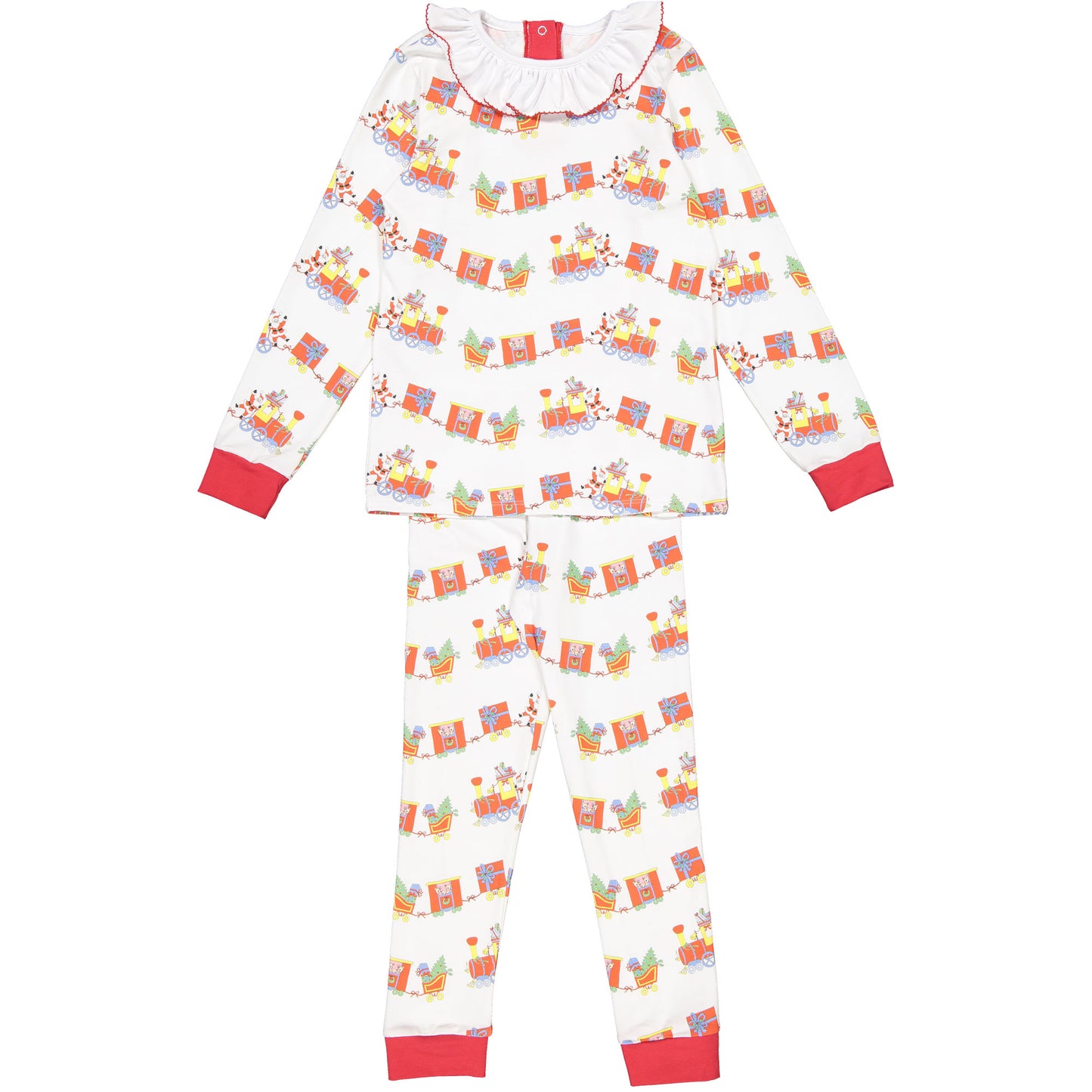 Christmas Train Girl Pajama