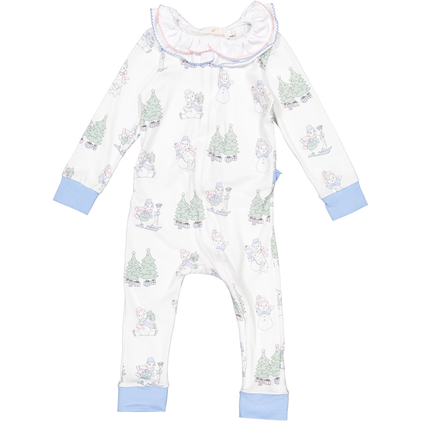 Snowman Baby Girl Pajama