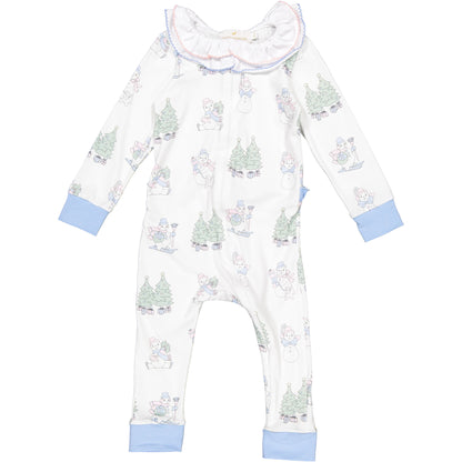 Snowman Baby Girl Pajama
