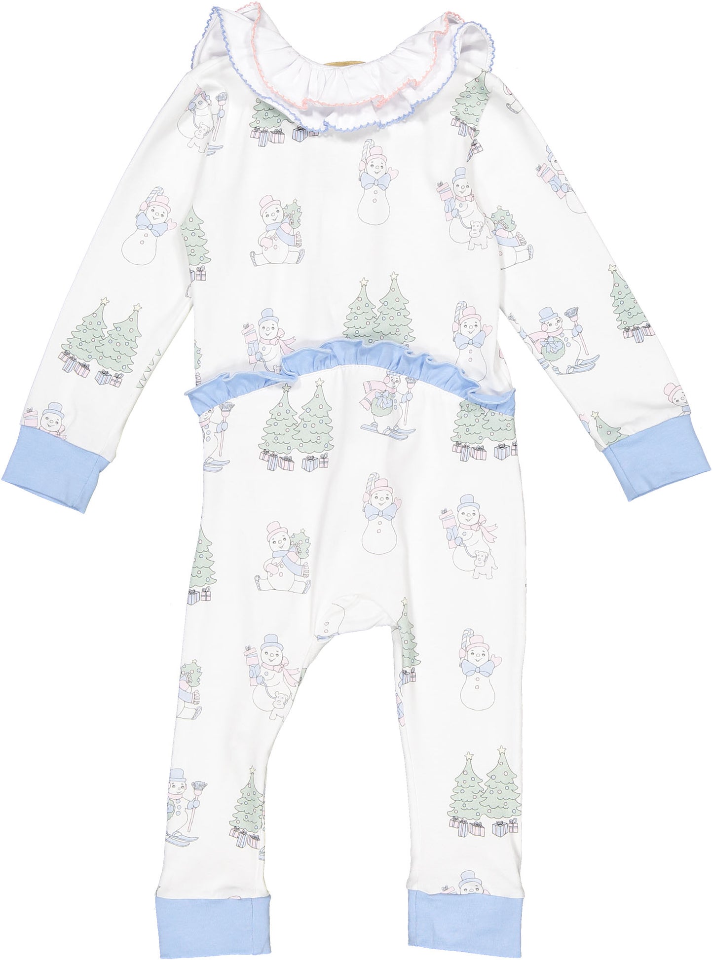 Snowman Baby Girl Pajama