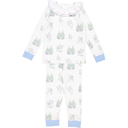 Snowman Girl Pajama