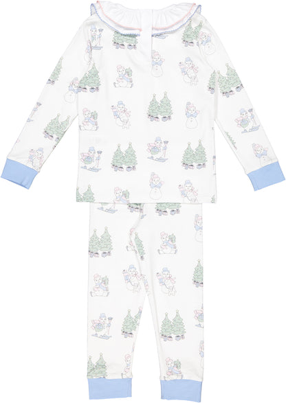 Snowman Girl Pajama