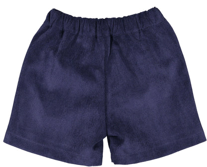 Dormouse Navy Corduroy Boy Shorts