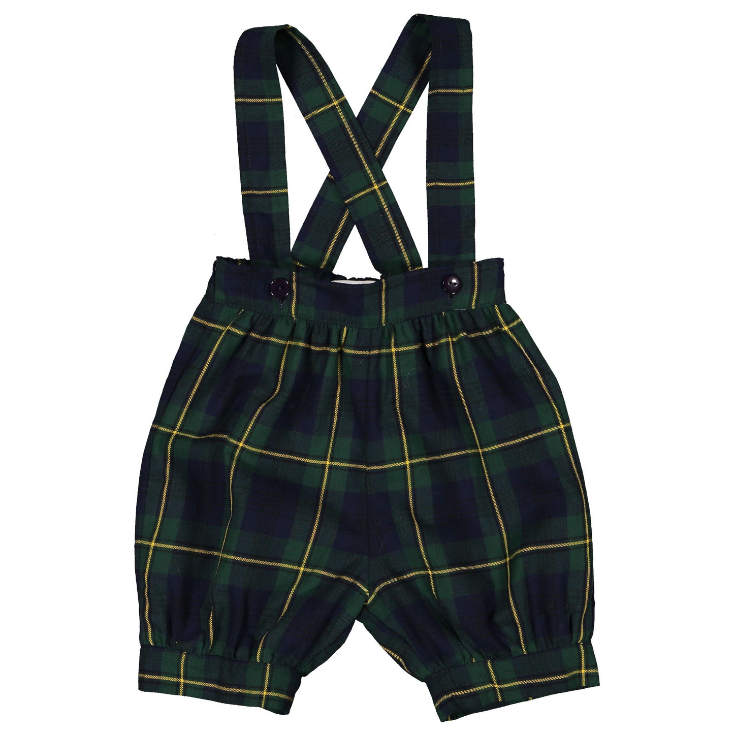 Navy Tartan Baby Boy Shorts