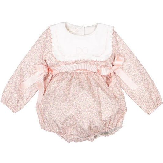 Pink Candy Floral Romper