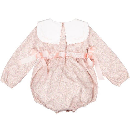 Pink Candy Floral Romper