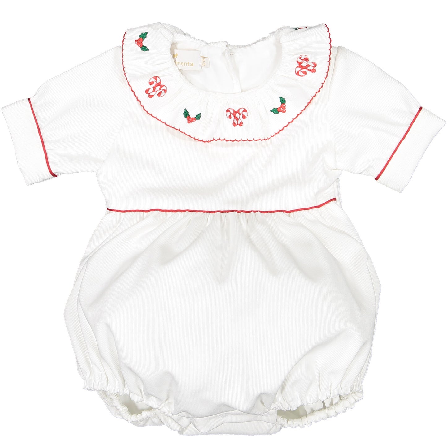 White Christmas Boy Romper