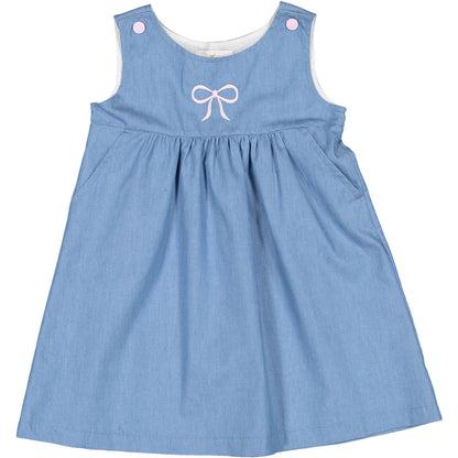 Oxford Pink Denim Dress