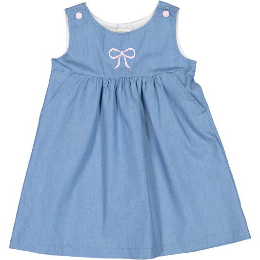 Oxford Pink Denim Dress