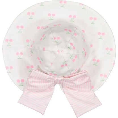 Pink Cherries Lycra Sunny Hat