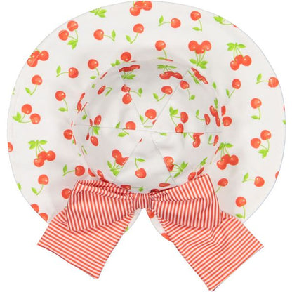 Classic Cherries Lycra Sunny Hat