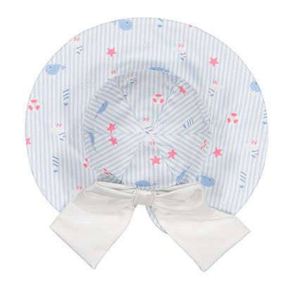 Nautical Lycra Sunny Hat