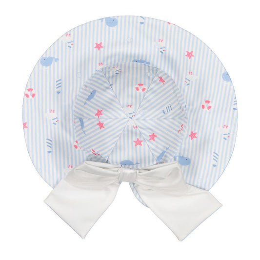 Nautical Lycra Sunny Hat