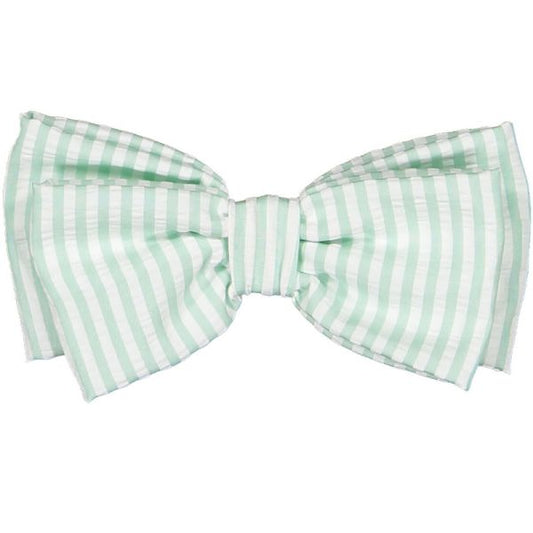 Mint Bows Hair Clip