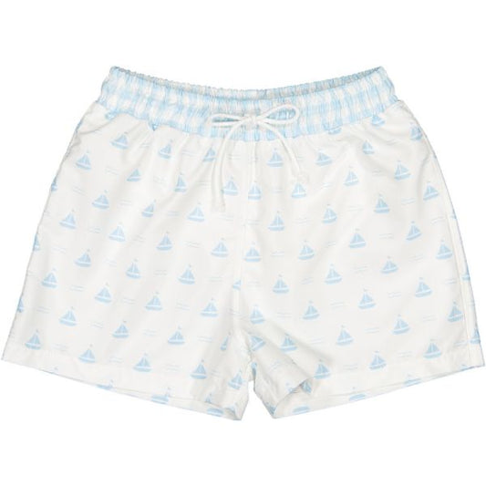 Blue Sailboats Trunks